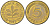 ФРГ 5 ПФЕННИГОВ 1988 F KM 107, J. 382 сталь плакированная латунью 4181-1028