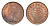 Великобритания 1/2 пенни 1971 Елизавета II (1952-2022) KM 914, Spink 4239 бронза UNC 4697-852