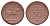 Гросс-Вартенберг 50 пфеннигов 1921 Men05 9859.3, Men17 12285.3, Scheuch 135a фарфор 1094-10-21
