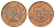 Джерси 2 пенса 1987 Елизавета II (1952-2022), Сент-Хелиер KM 55 бронза 4595-926