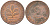 ФРГ 2 пфеннига 1974 F KM 106а, J. 381а сталь плакированная медью 55-1225