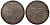 ИСПАНИЯ КАТАЛОНИЯ 6 КВАРТ 1846 QUARTOS KM 128 медь 1521-1611