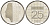 Нидерланды 25 центов 1982 Беатрикс (1980-2013) KM 204 никель 66-1166