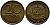 ГДР 20 пфеннигов 1969 А, первый год KM 11 латунь UNC 4398-743