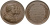 Набор бронзовых французских медалей и медальонов 1810 года. Оригинальный комплект. 0-0-00