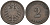 Германия 2 пфеннига 1874 А, старогербовка KM 2, J. 2 медь 4573-1226