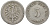 Германия 5 пфеннигов 1876 B, старогербовка KM 3, J. 3 медно-никель 51-3421