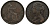 Великобритания 1 пенни 1863 Виктория (1837-1901) KM 749.2, Spink 3954 бронза 1524-525