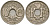 Франция 10 сантимов 1919 KM 866a, Le Franc 138.3 медно-никель 4143-844