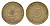 ФРГ 5 пфеннигов 1950 G KM 107, J. 382 сталь плакированная латунью 4630-1244