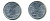 Бразилия 5 крузейро 1990 фермер KM 618.1 нержавеющая сталь aUNC 93-653