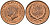 Самоа 2 сене 2000 Малиетоа Танумафили II, FAO KM 122 бронза UNC 4118-643