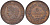 ФРАНЦИЯ 5 САНТИМОВ 1897 А, ТРЕТЬЯ РЕСПУБЛИКА (1871-1940) KM 821.1, LE FRANC 118.41 бронза 108-651
