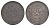 Бруней 1 сен 1887 AH 1304, год-тип KM 3 медь 1519-914