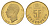 Люксембург 5 франков 1990 Великий герцог Жан (1964-2000), тираж 10.000 экземпляров KM 65 алюминиевая бронза BU 4178-652