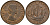 Великобритания 1/2 пенни 1959 Елизавета II (1952-2022) KM 896, Spink 4158 бронза 4159-754