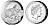 Австралия 1 доллар 2012 коала, высокорельефная KM 1828 серебро PROOF 1074-1-43