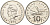 Французская Новая Каледония 10 франков 1972 лодка KM 11 никель  UNC  4610-525