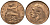 Великобритания 1/2 пенни 1913 Георг V (1910-1936) KM 809, Spink 4056 бронза aUNC 1074-8-75