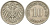 ГЕРМАНИЯ 10 ПФЕННИГОВ 1908 F KM 12, J. 13 медно-никель 31-322