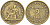 Франция 2 франка 1922 тип Chambres de Commerce KM 877, LE FRANC 267.4 алюминиевая бронза 180-514
