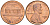 США 1 ЦЕНТ 1973 D, ЛИНКОЛЬН KM 201 медь цинк UNC 188-161