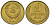 СССР 1 копейка 1986 Y 126a, Schon 75a латунь BUNC 4580-1162