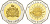 Гамбия 2000 бутутов 1999-2000 миллениум серебро PROOF 00-000-00