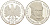 ФРГ 5 марок 1977 J, 200 лет со дня рождения Карла Фридриха Гаусса KM 145, J.420 серебро PROOF 02-230-43