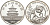 Китай 10 юаней 1990 панда KM 237 серебро BUNC 02-073-24