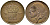 БЕЛЬГИЯ 50 САНТИМОВ 1953 BELGIQUE KM 144 бронза 4392-762