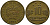 Перу 10 сентимо 1994 LIMA KM 305.1, Schon 104 латунь 4543-556