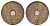 Дания 5 эре 1940 N, Кристиан X (1912-1947) KM 828 бронза 4700-854