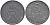 ДАНИЯ 5 ЭРЕ 1962 C; S, ФРЕДЕРИК IX (1947-1972) KM 843.2 цинк 38-422