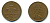 Великобритания 2 пенса 1971 Елизавета II (1952-2022) КМ 916, Spink 4235 (C1) бронза 4110-612