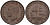 ЮАР 1/2 пенни 1941 Георг VI (1937-1952) KM 24 бронза 4593-1011