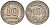 Индонезия 10 рупий 1971 KM 33 медно-никель 4596-644