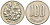 ЯПОНИЯ 100 ЙЕН 1967 ГОД 42, ИМПЕРАТОР ХИРОХИТО СЁВА (1926-1989) KM 82 медно-никель 3856-1222