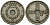 Норвегия 1 крона 1940 Хокон VII (1905-1957) KM 385 медно-никель 4138-831