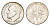 США 1 дайм (10 центов) 1957 KM 195 серебро aUNC 4639-228