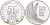 Франция 5 франков 1989 100 лет Эйфелевой башне KM 968a серебро PROOF 1082-9-45