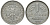 ФРГ 1 МАРКА 1959 F J 385, KM 110 медно-никель 72-653
