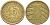 ГЕРМАНИЯ 10 РЕЙХСПФЕННИГОВ 1925 F KM 40, J. 317, Weege 9 алюминиевая бронза 210-347