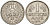 ФРГ 1 марка 1950 J KM 110, J.385 медно-никель    4153-524