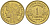 Франция 1 франк 1940 тип Морлон KM 885, LE FRANC 219.11 алюминиевая бронза 3853-216
