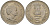 Индия 5 рупий 1985 на смерть Индиры Ганди KM 150 медно-никель aUNC 97-323