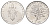 Ватикан 50 лир 1971 MCMLXXI KM 121 нержавеющая сталь UNC 4700-651
