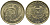 КИПР 1 ЦЕНТ 1988 ПТИЧКА KM 53.2 никель латунь 211-325