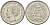 Нидерланды 25 центов 1944 Вильгельмина (1890-1948) KM 164 серебро aUNC 66-1153