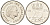 Нидерланды 25 центов 1973 Юлиана (1949-1980) KM 183 никель    4174-661